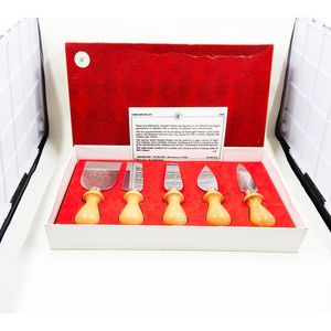 Williams Sonoma Italian 5 Piece Cheese Knives Spreaders Gift Set